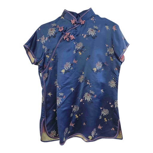 Chinese satin top