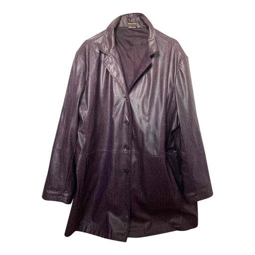 Veste en simili cuir