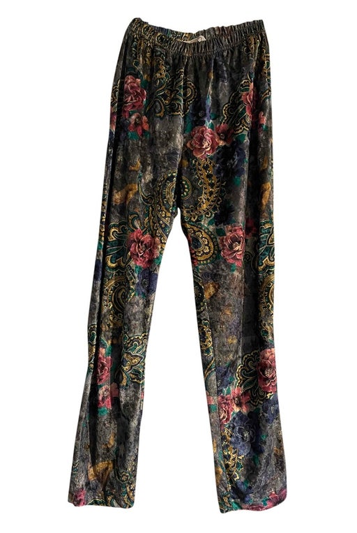 Pantalon à fleurs