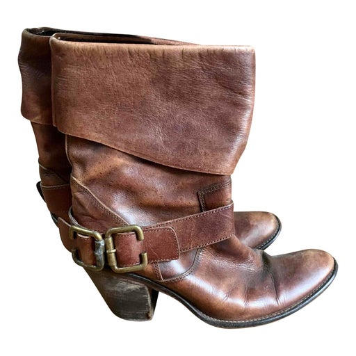 Bottines en cuir 