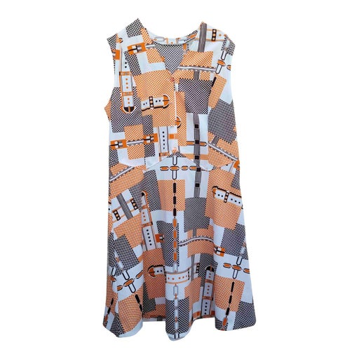 70's patterned dress