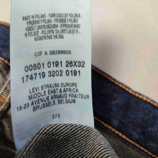 Levi's 501 W26L32 jeans