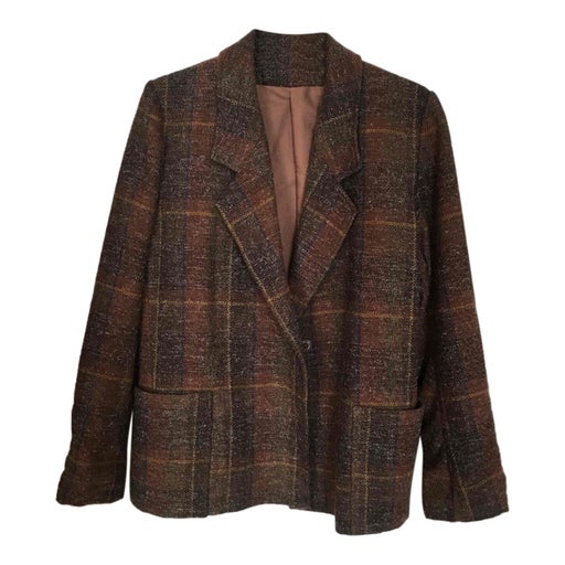 Checked blazer