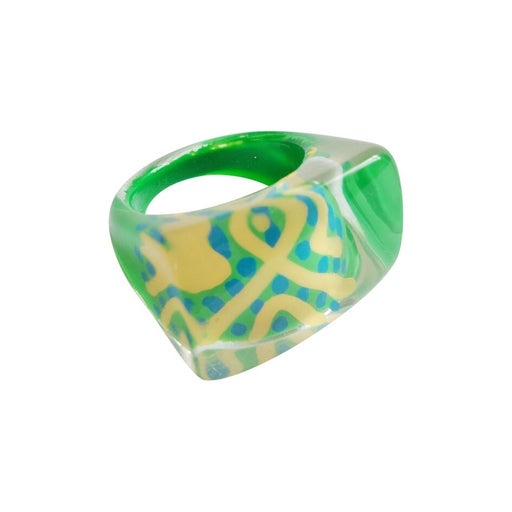 Bague en plastique 00's