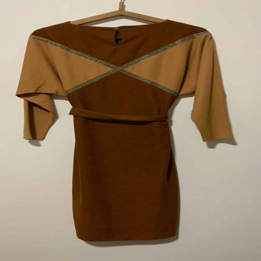 Robe best sale daim longue