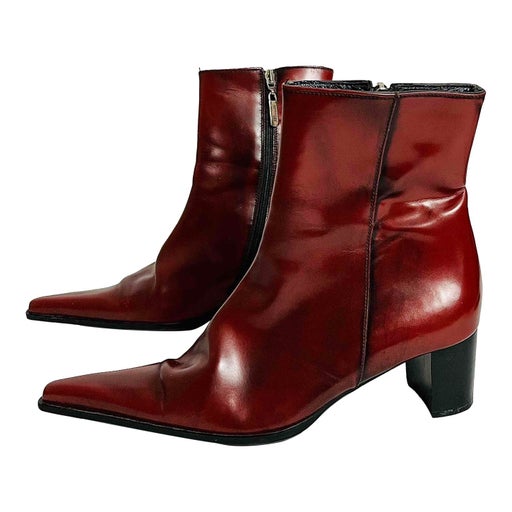 Bottines en cuir