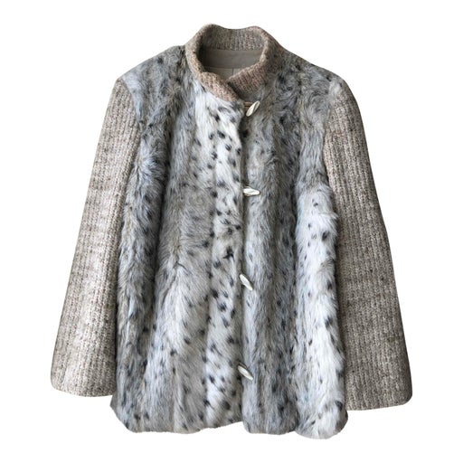 Faux fur coat