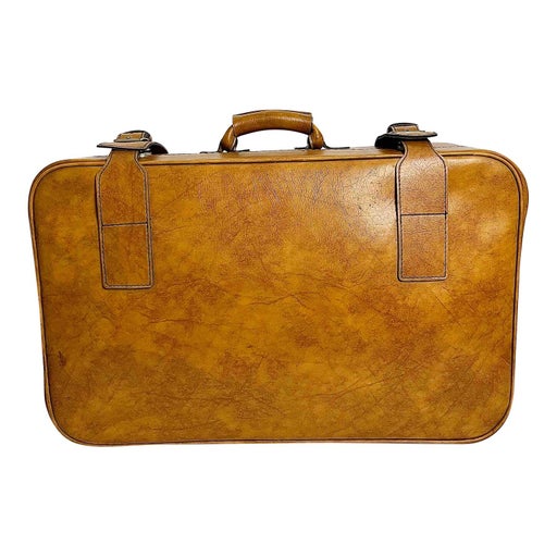 Vinyl suitcase