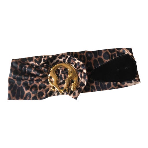 80's leopard belt