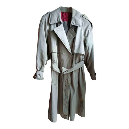 Gray trench coat