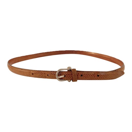 Exotic leather belt