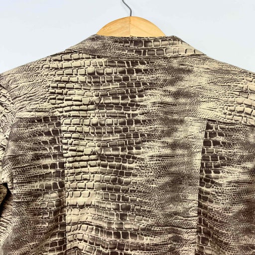 Veste en jean python