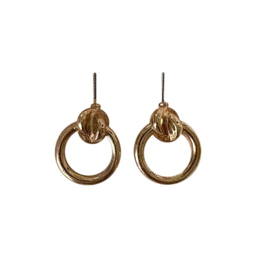 Boucles d’oreilles dorées