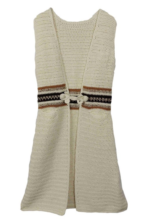 Long wool cardigan