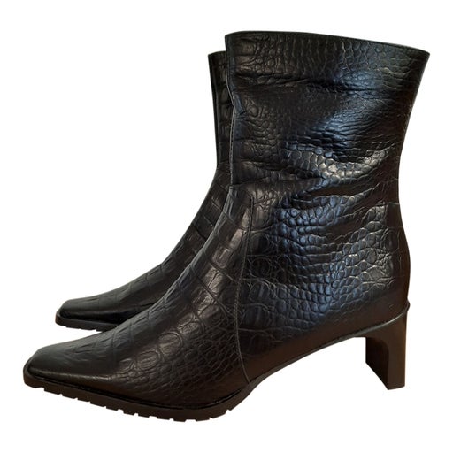 Bottines en cuir