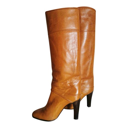 Bottes en cuir 