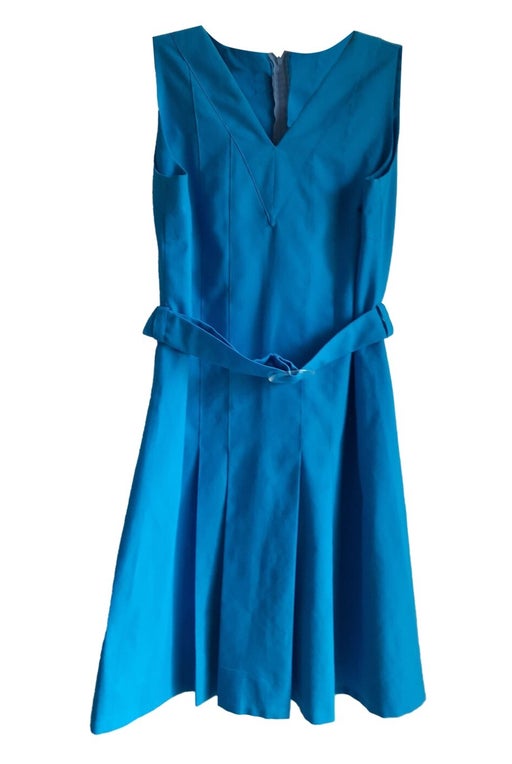 70's blue dress