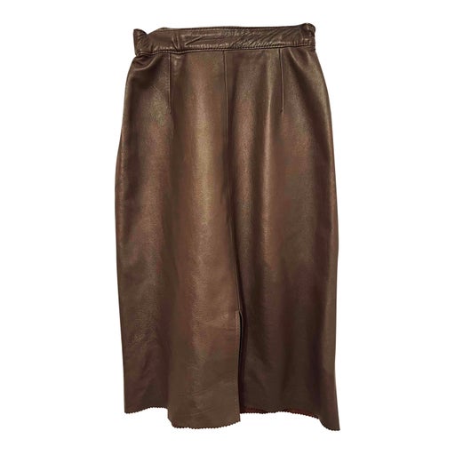 Leather skirt