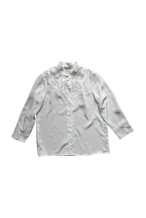 Embroidered ecru blouse