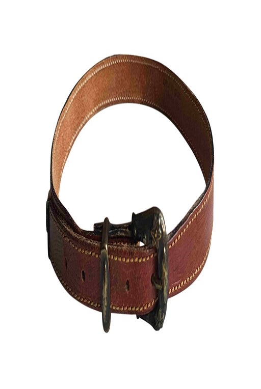 Leather belt