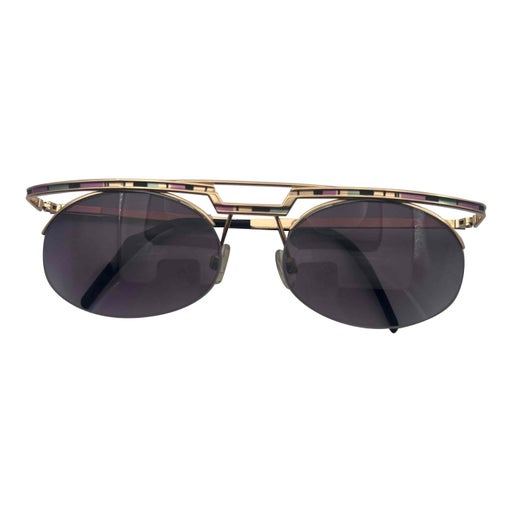 Lunettes de soleil dorées
