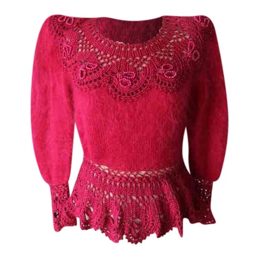 Mohair wool sweater