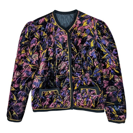 Veste matelassée en velours