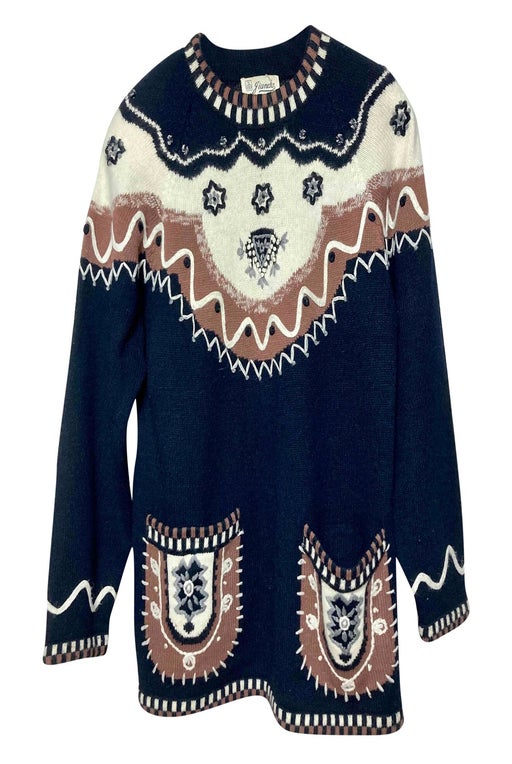 Embroidered sweater