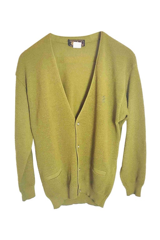 Green cardigan