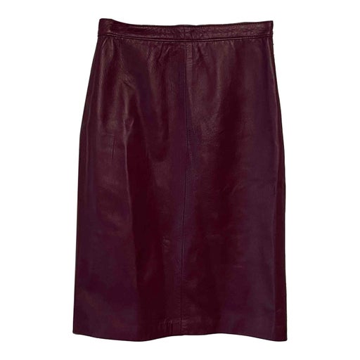 Leather skirt