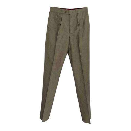 Pantalon à pinces kaki