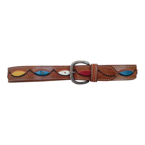 Leather belt