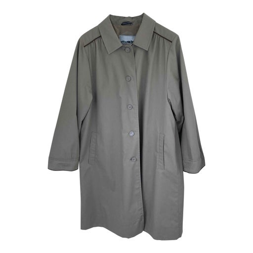 Beige trench coat
