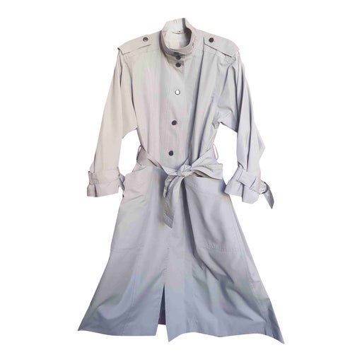 Belted trench coat