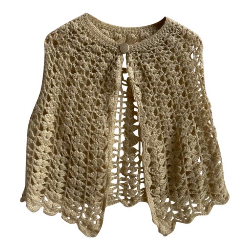 Poncho en crochet 