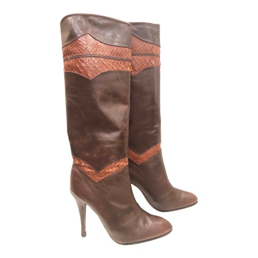Bottes en cuir 
