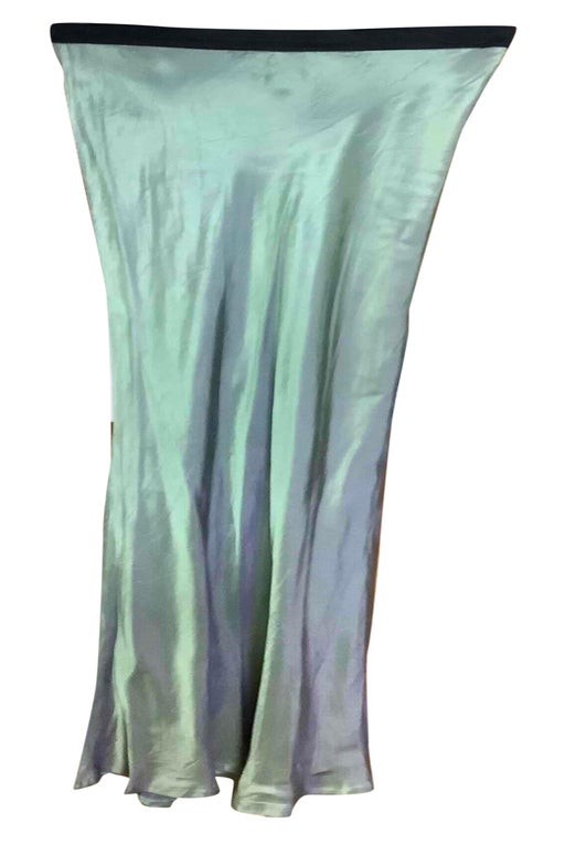 Long green skirt