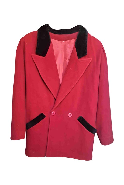 Manteau court rouge