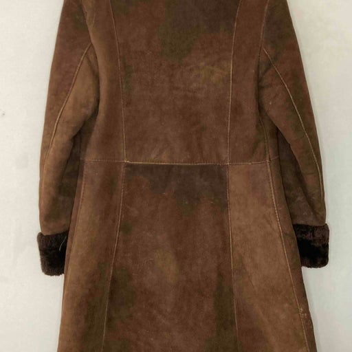 Long shearling coat
