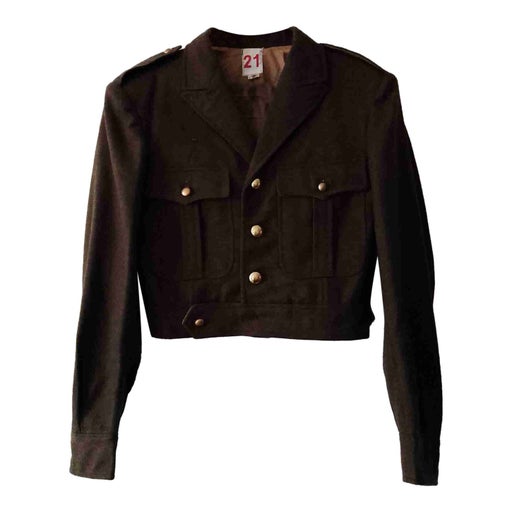 Short wool jacket