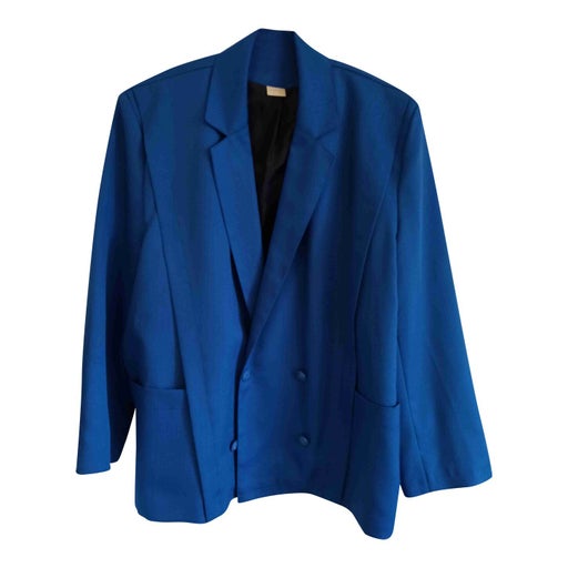 80's blue blazer