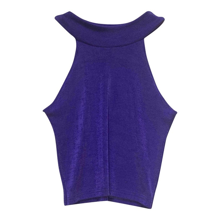 Crop top violet