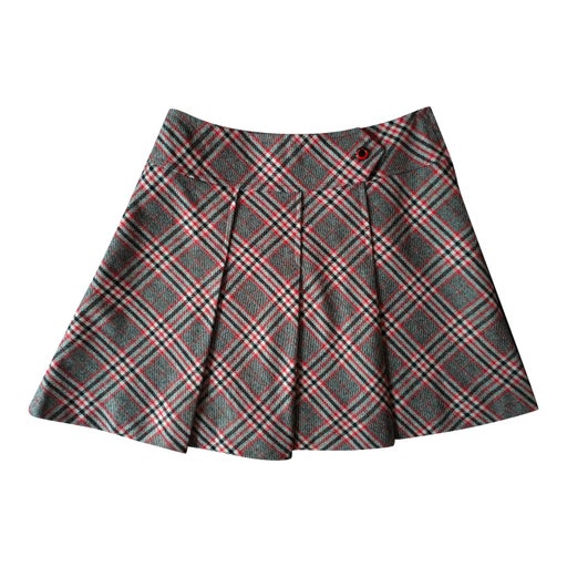 Wool mini skirt