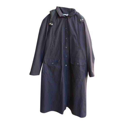 Navy raincoat