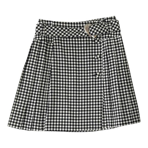 Gingham mini skirt