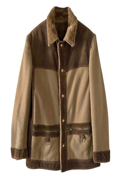 Corduroy safari jacket