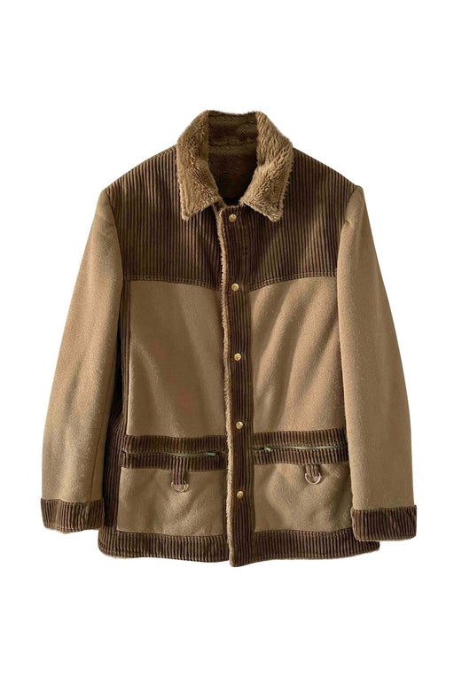 Corduroy safari jacket