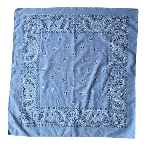 blue bandanna