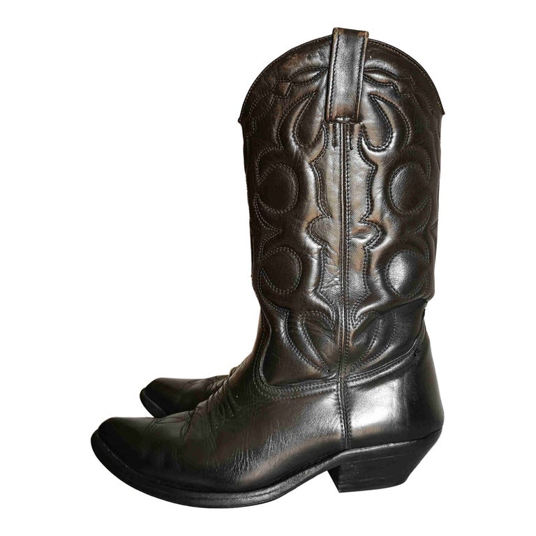 Santiags en cuir