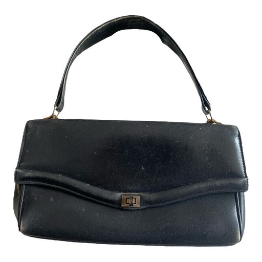 Sac baguette en cuir 